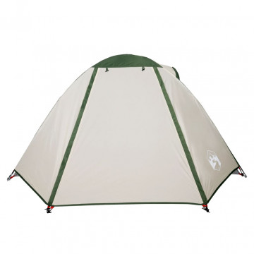 Cort de camping 2 persoane, verde, 224x248x118 cm, tafta 185T - Img 5