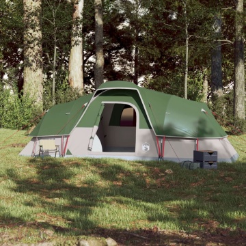 Cort de camping cupolă pentru 1 persoană, verde, impermeabil - Img 3