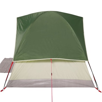 Cort de camping cupolă pentru 2 persoane, verde, impermeabil - Img 7