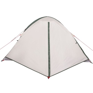 Cort de camping cupolă pentru 2 persoane, verde, impermeabil - Img 5