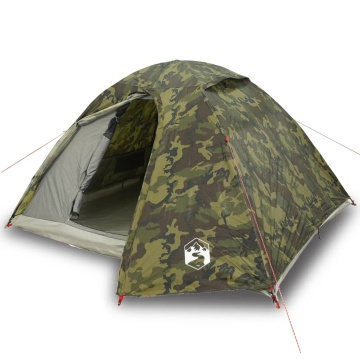 Cort de camping cupolă pentru 4 persoane, camuflaj, impermeabil - Img 2