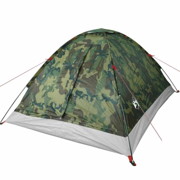 Cort de camping cupolă pentru 4 persoane, camuflaj, impermeabil - Img 8