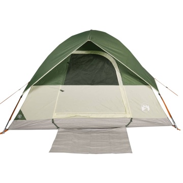 Cort de camping cupolă pentru 4 persoane, verde, impermeabil - Img 5