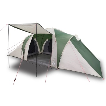 Cort de camping cupolă pentru 6 persoane, verde, impermeabil - Img 2
