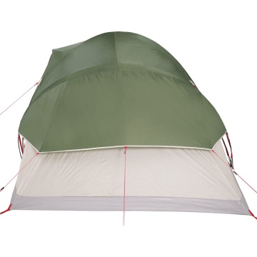 Cort de camping cupolă pentru 9 persoane, verde, impermeabil - Img 7