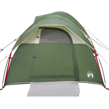 Cort de camping pentru 5 persoane, verde, impermeabil - Img 6