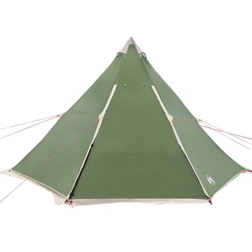 Cort de familie Tipi pentru 6 persoane, verde, impermeabil - Img 6