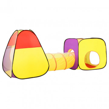 Cort de joacă pentru copii 250 bile, multicolor, 255x80x100 cm - Img 5