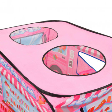 Cort de joacă pentru copii, roz, 70x112x70 cm - Img 5
