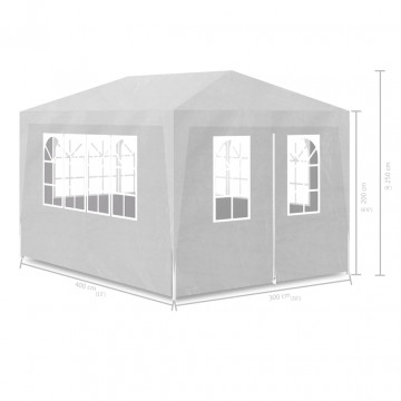Cort de petrecere, alb, 3 x 4 m - Img 6