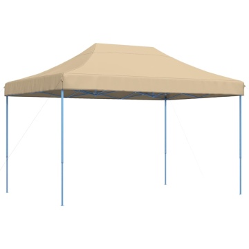 Cort de petrecere pliabil Pop-Up, 410x279x315 cm, bej - Img 8