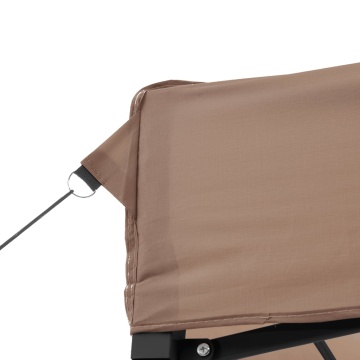 Cort de petrecere pliabil Pop-Up, 410x279x315 cm, maro - Img 6