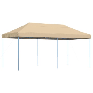 Cort de petrecere pliabil Pop-Up, 580x292x315 cm, bej - Img 8