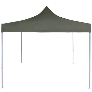 Cort de petrecere pliabil profesional, antracit, 2 x 2 m, oțel - Img 2
