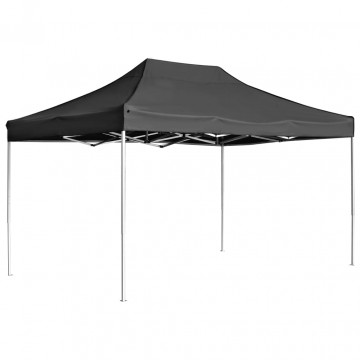 Cort de petrecere pliabil profesional antracit 4,5x3 m aluminiu - Img 1