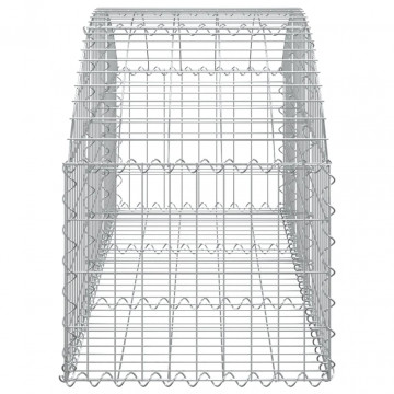 Coș gabion arcuit, 150x50x40/60 cm, fier galvanizat - Img 4