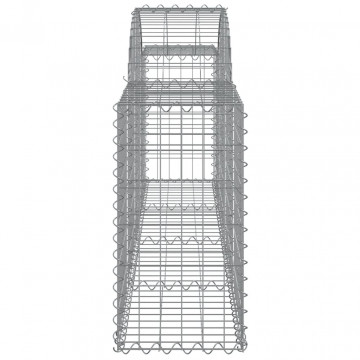 Coș gabion arcuit 200x30x60/80 cm fier galvanizat - Img 4