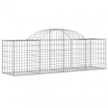 Coș gabion arcuit 200x50x60/80 cm fier galvanizat - Img 2