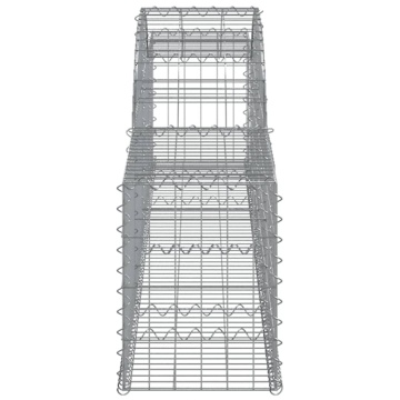 Coș gabion arcuit 300x30x40/60 cm, fier galvanizat - Img 4