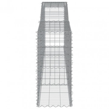 Coș gabion arcuit 400x50x100/120 cm fier galvanizat - Img 4