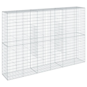 Coș gabion cu capac, 300x50x200 cm, fier galvanizat - Img 2