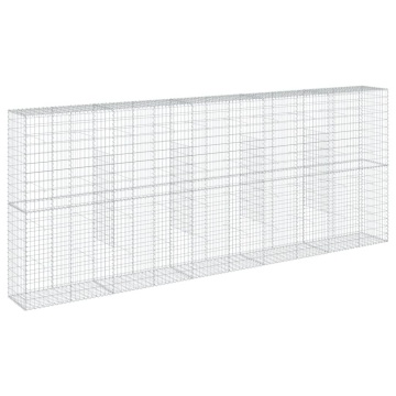 Coș gabion cu capac, 500x50x200 cm, fier galvanizat - Img 7