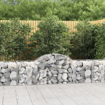 Coșuri gabion arcuite 3 buc, 200x50x60/80 cm, fier galvanizat - Img 1