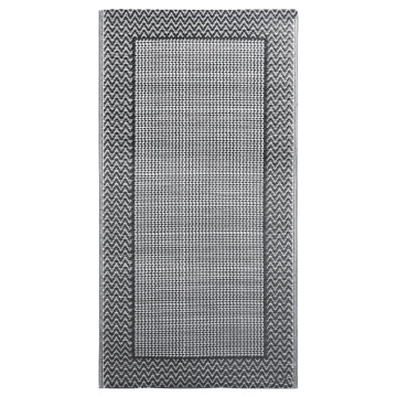 Covor de exterior, gri, 80x150 cm, PP - Img 2