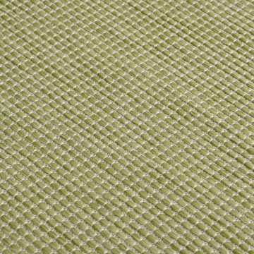 Covor de exterior, verde, 120x170 cm, țesătură plată - Img 5