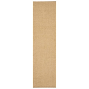 Covor din sisal, natural, 80x300 cm - Img 2