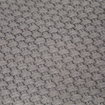 Covor dreptunghiular, gri, 160x230 cm, bumbac - Img 6