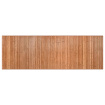Covor dreptunghiular, natural, 100x300 cm, bambus - Img 2