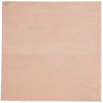 Covor HUARTE, fir scurt, moale și lavabil, roz pudră, 160x160cm - Img 2