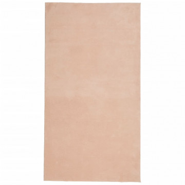 Covor HUARTE, fir scurt, moale și lavabil, roz pudră, 80x150 cm - Img 2