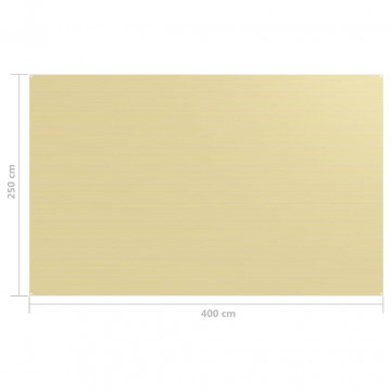Covor pentru cort, bej, 250x400 cm - Img 4