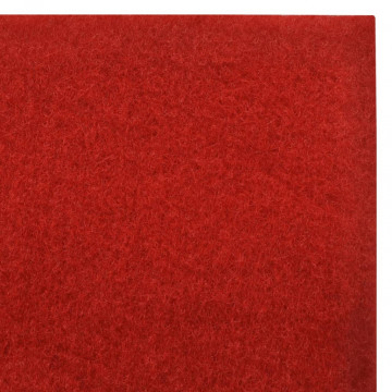 Covor Roșu 1 x 20 m Foarte Greu 400g/m² - Img 5