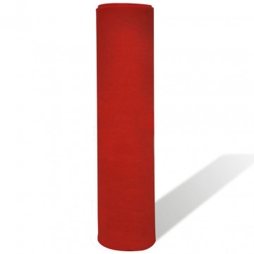 Covor roșu, 1 x 5 m, extra greu, 400 g/m2 - Img 4