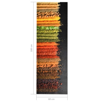 Covoraș de bucătărie, lavabil, model condimenete, 60 x 180 cm - Img 5