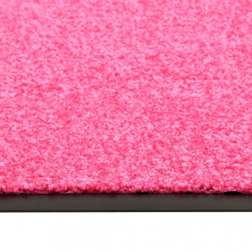 Covoraș de ușă lavabil, roz, 40 x 60 cm - Img 6