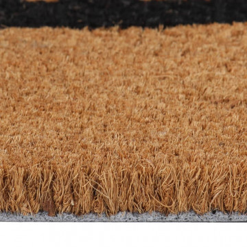 Covoraș de ușă, natural, 45x75 cm, fibre de cocos - Img 4