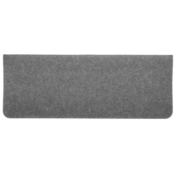 Covorașe scară autoadezive 30 buc Gri 65x24,5x3,5 cm - Img 4