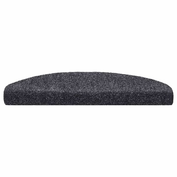 Covorașe scară autoadezive 30 buc Gri închis 65x21x4 cm - Img 3