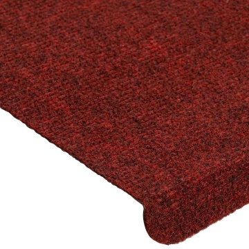 Covorașe scară autoadezive 30 buc Roșu 65x24,5x3,5 cm - Img 5