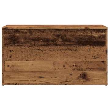 Cufăr de depozitare, lemn vechi, 84x42x46 cm, lemn prelucrat - Img 4