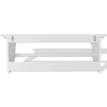 Cuier de haine, stil baroc, alb, MDF - Img 4