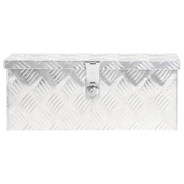 Cutie de depozitare, argintiu, 50x15x20,5 cm, aluminiu - Img 2