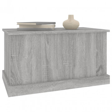 Cutie de depozitare, gri sonoma, 70x40x38 cm, lemn prelucrat - Img 4