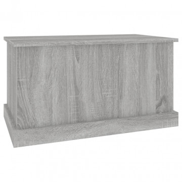 Cutie de depozitare, gri sonoma, 70x40x38 cm, lemn prelucrat - Img 8