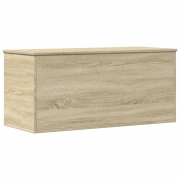 Cutie de depozitare stejar sonoma, 100x42x46 cm, lemn prelucrat - Img 2