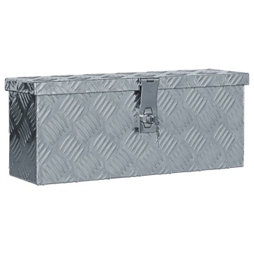 Cutie din aluminiu, 48,5 x 14 x 20 cm, argintiu - Img 1